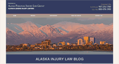 Desktop Screenshot of alaskainjurylawblog.com